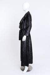 Vintage Long Sequin Coat side @RECESS LA