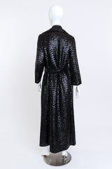 Vintage Long Sequin Coat back @RECESS LA