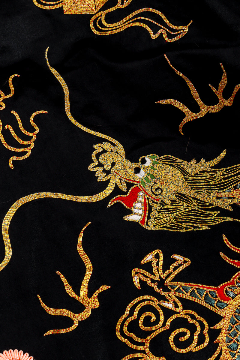 Vintage Raining Dragons Robe fabric detail @RECESS LA