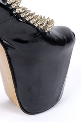 Vintage Vivienne Westwood Spike Studded Super Elevated Court Platforms left shoe platform @recessla