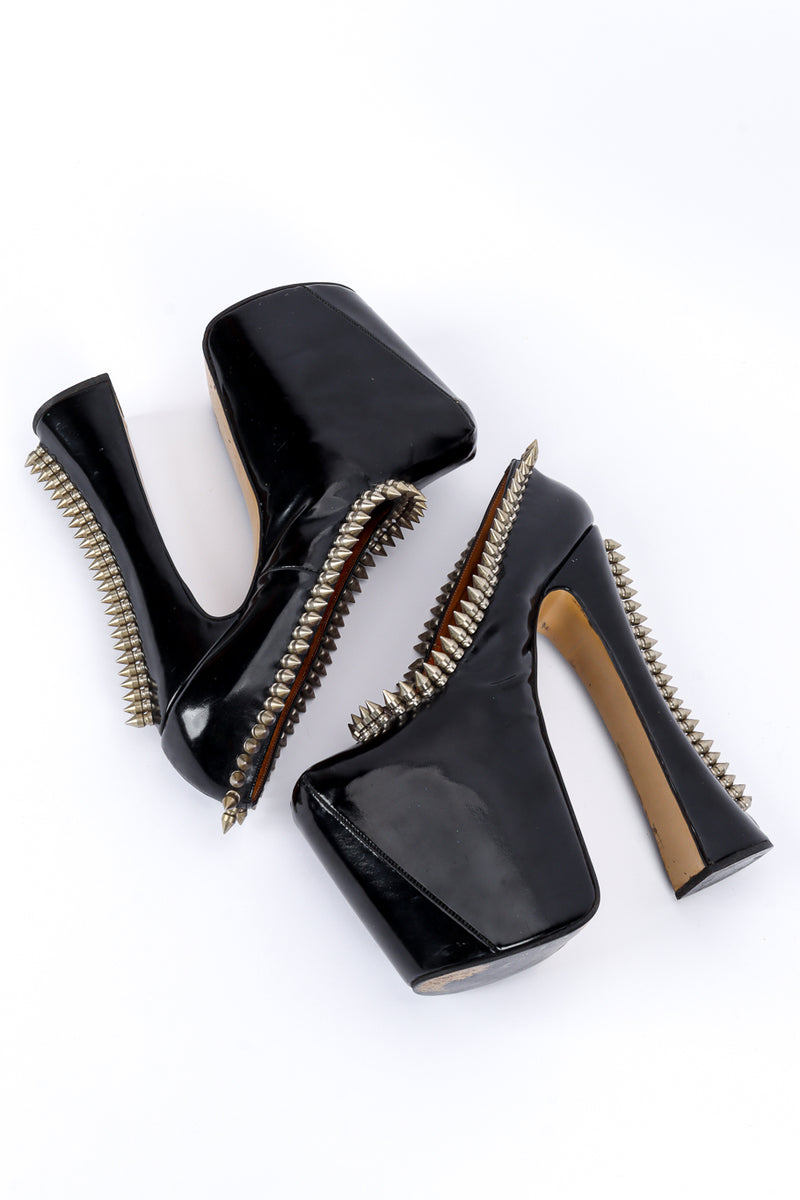 Vintage Vivienne Westwood Spike Studded Super Elevated Court Platforms ...