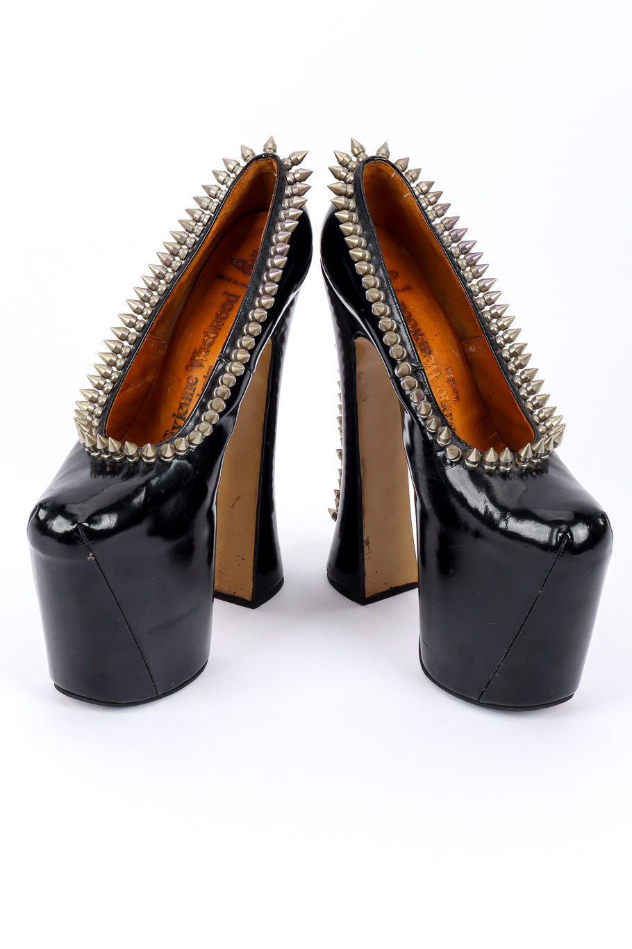 Vintage Vivienne Westwood Spike Studded Super Elevated Court Platforms ...