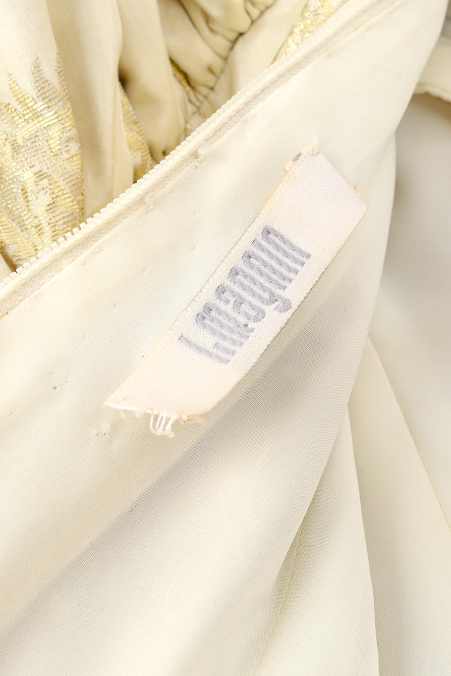 Vintage Bob Mackie Sunburst Strapless Gown I.magnin label @recessla
