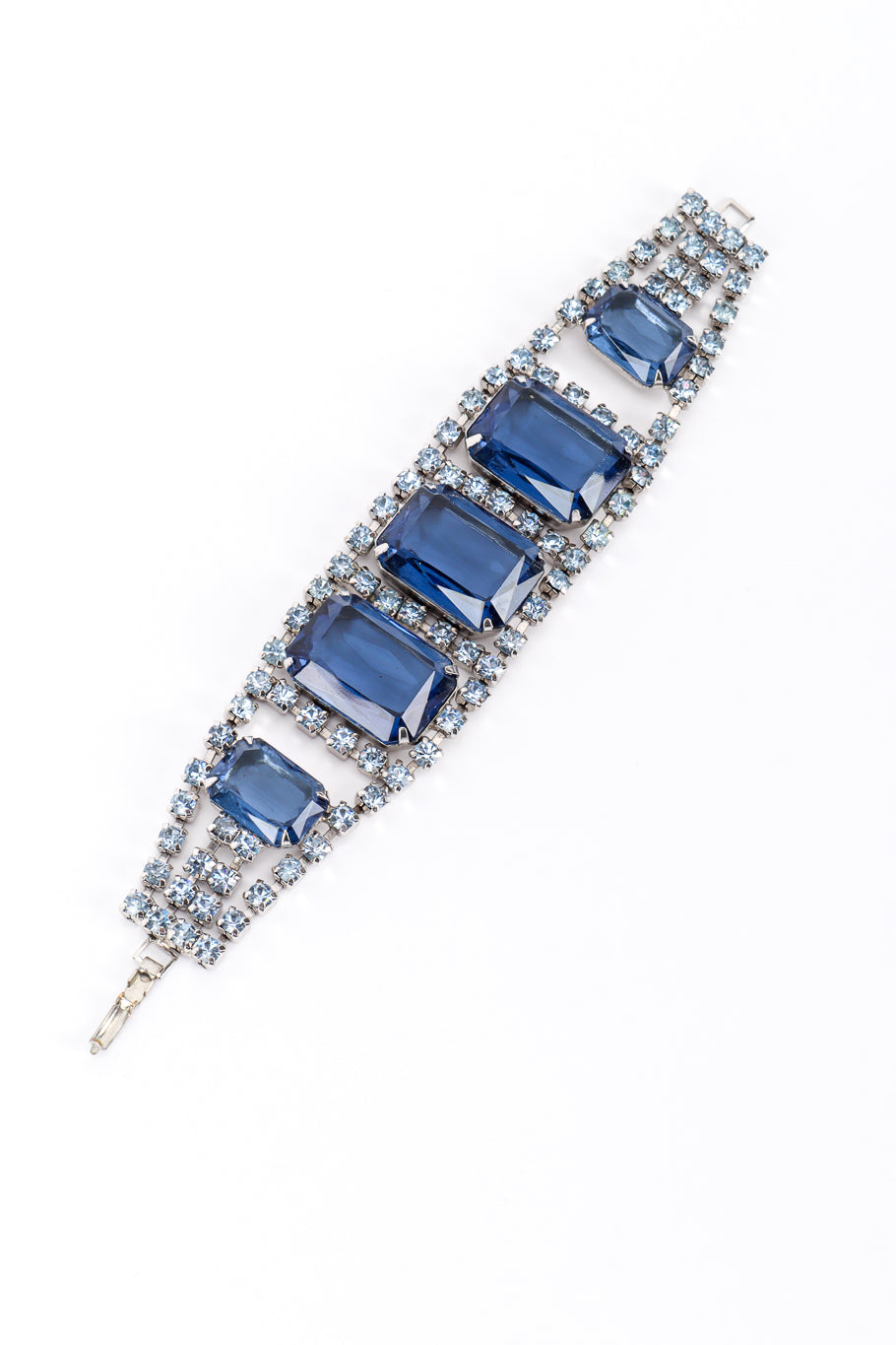 Vintage Montana Blue Gemstone Bracelet front @recess la