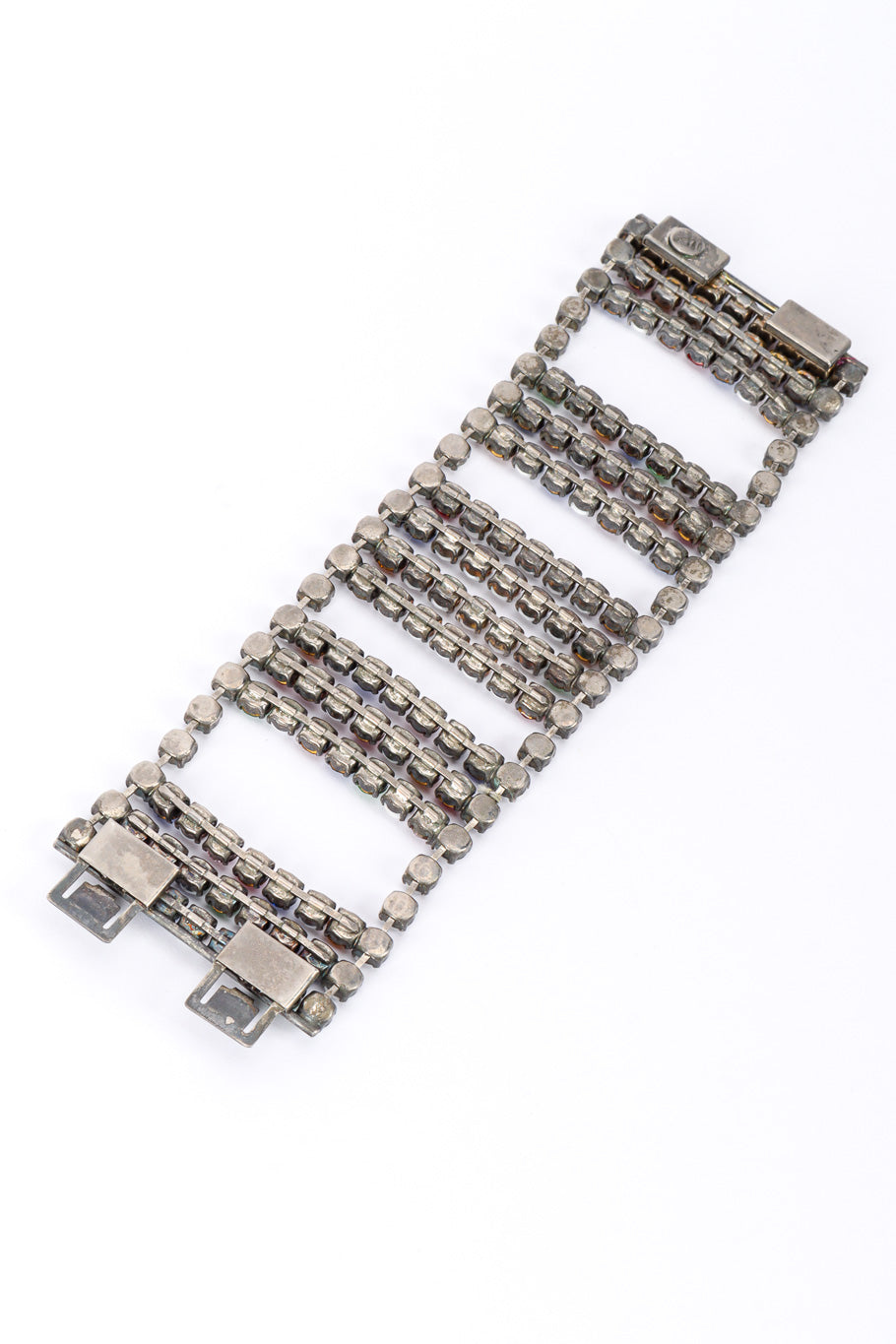 Vintage De Liguoro Crystal Frame Bracelet back condition @recessla
