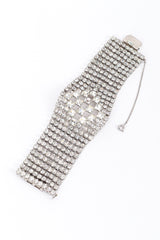 Vintage Checkered Rhinestone Bracelet front @recess la