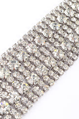 Vintage Wide Crystal Bracelet crystal closeup @recessla