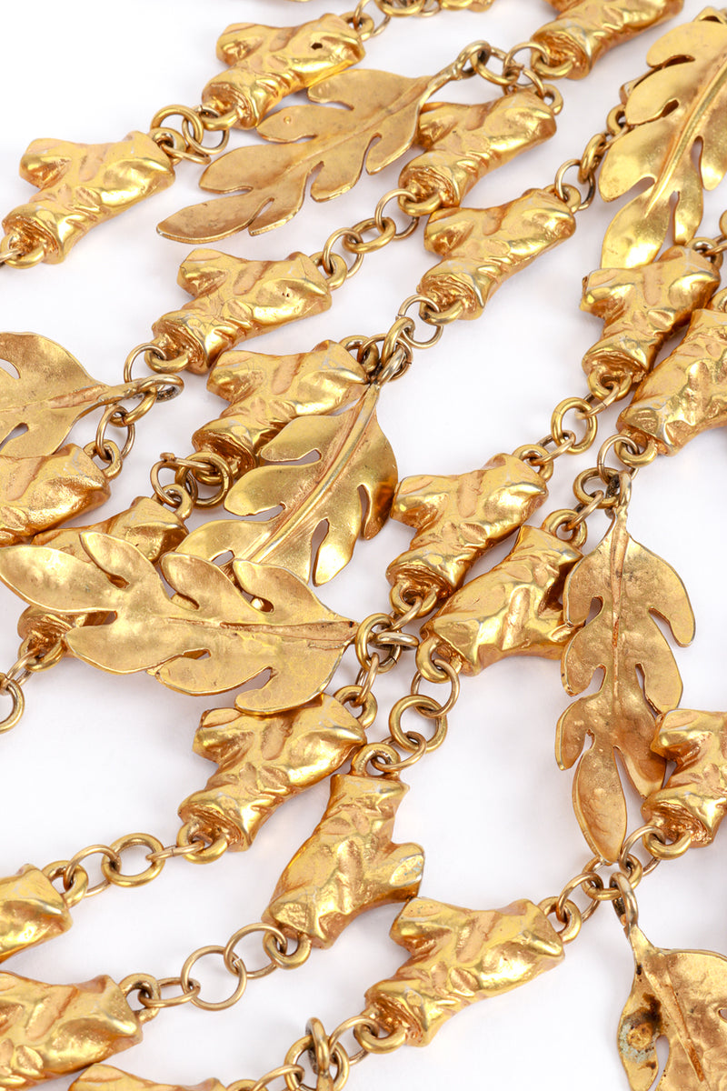 Vintage Golden Forest Charm Bracelet detail @RECESS LA