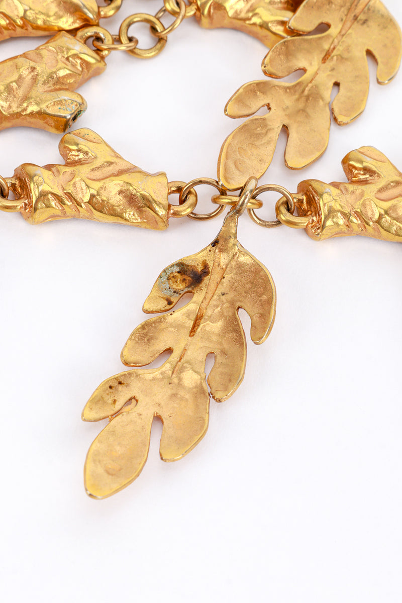 Vintage Golden Forest Charm Bracelet patina @RECESS LA