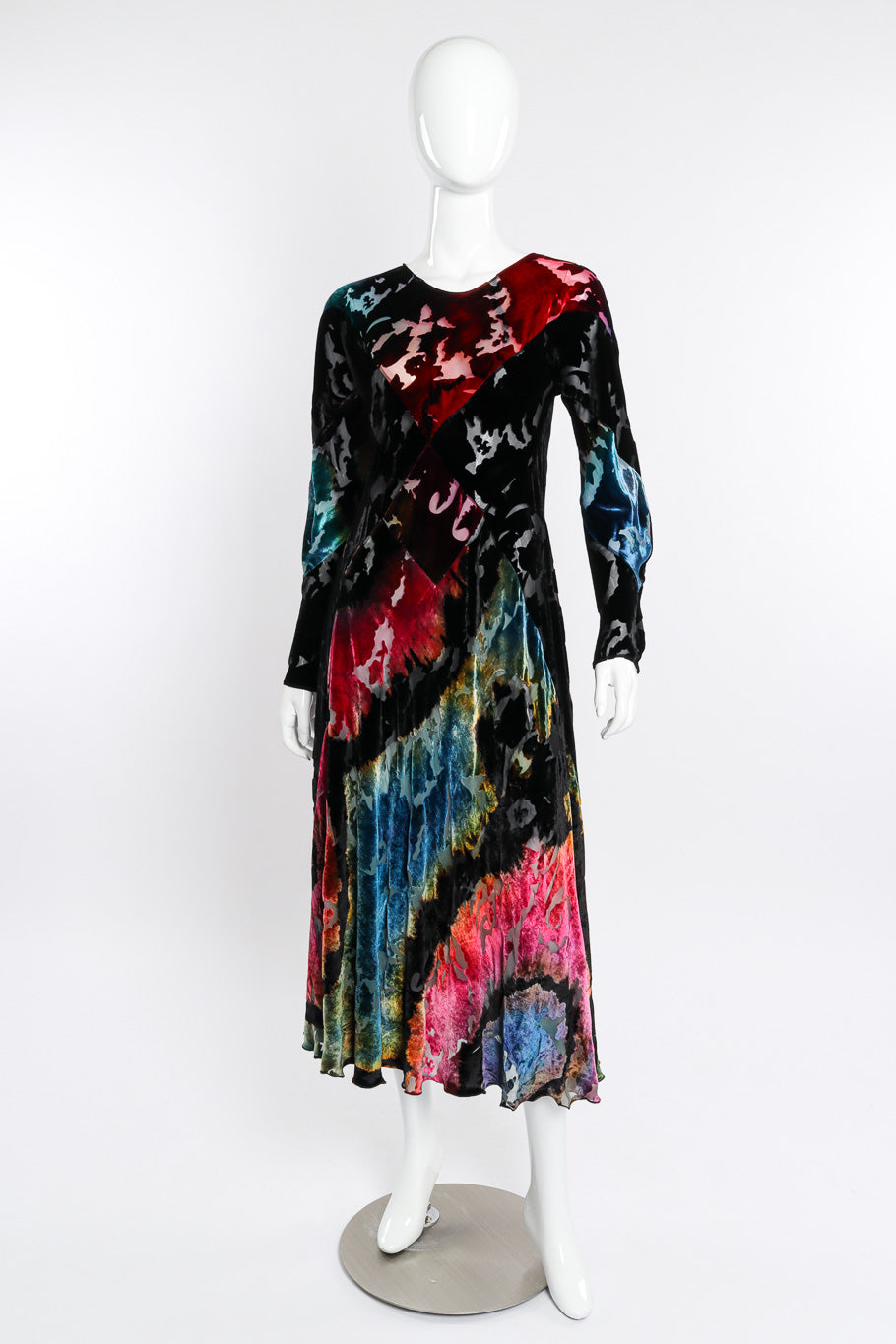 Velvet burnout dress by Carter Smith on mannequin @recessla