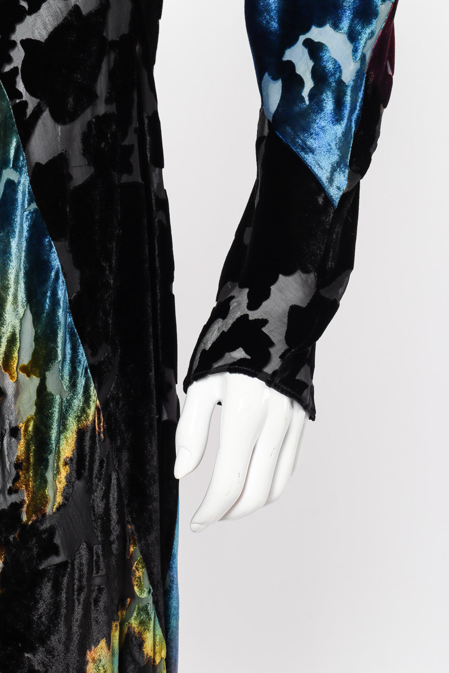 Vintage Carter Smith Velvet Floral Burnout Bias Dress – Recess