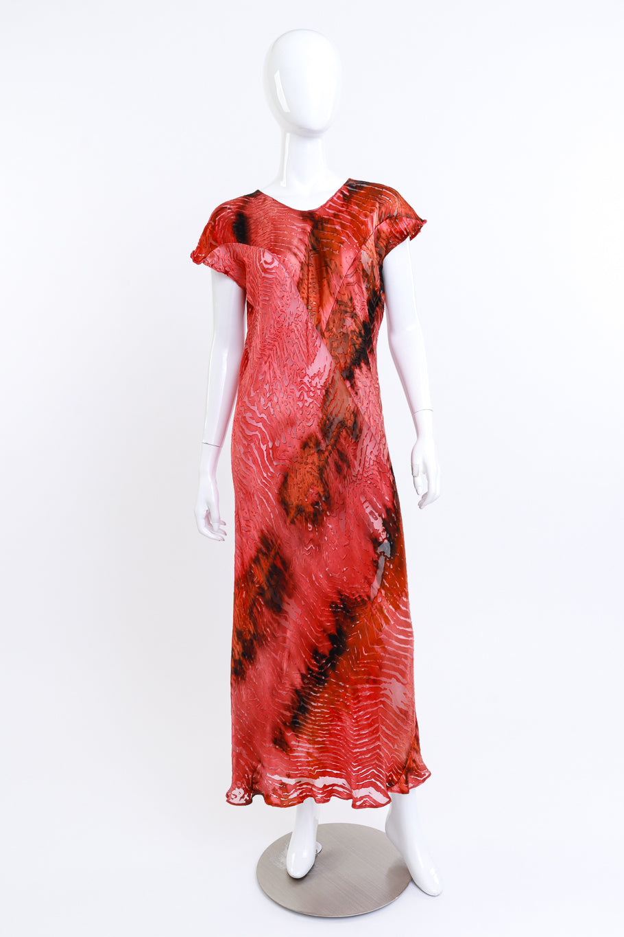 Carter Smith & Teri Shibori Silk Burnout Maxi Dress on mannequin @RECESS LA