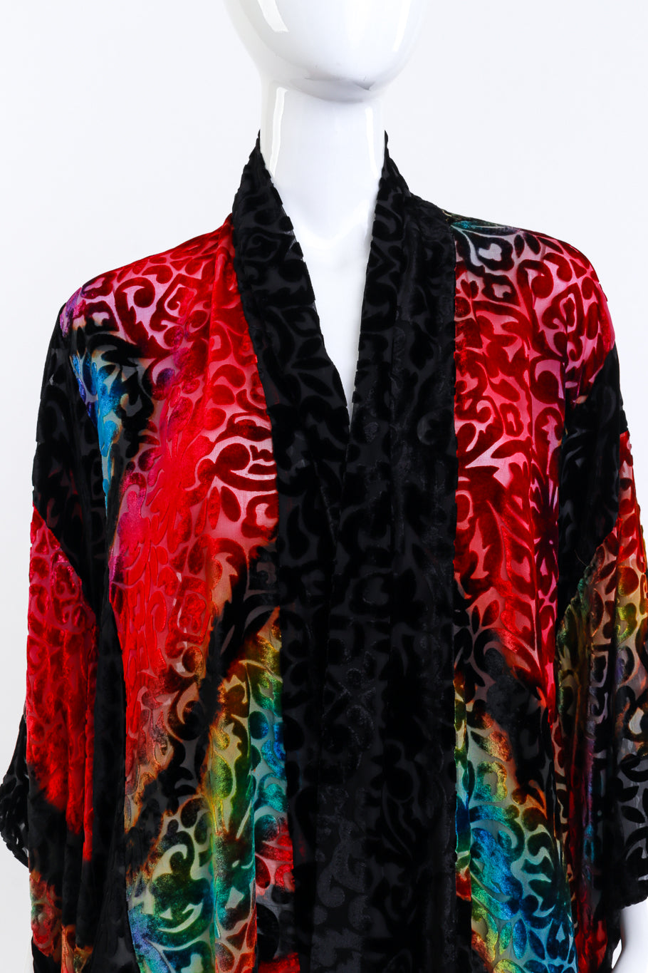 Carter Smith Shibori Velvet Burnout Short Kimono on mannequin @RECESS LA