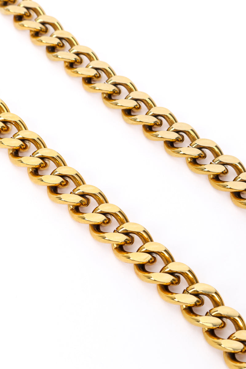 Christian Dior CD Logo Choker Necklace chain closeup @recess la