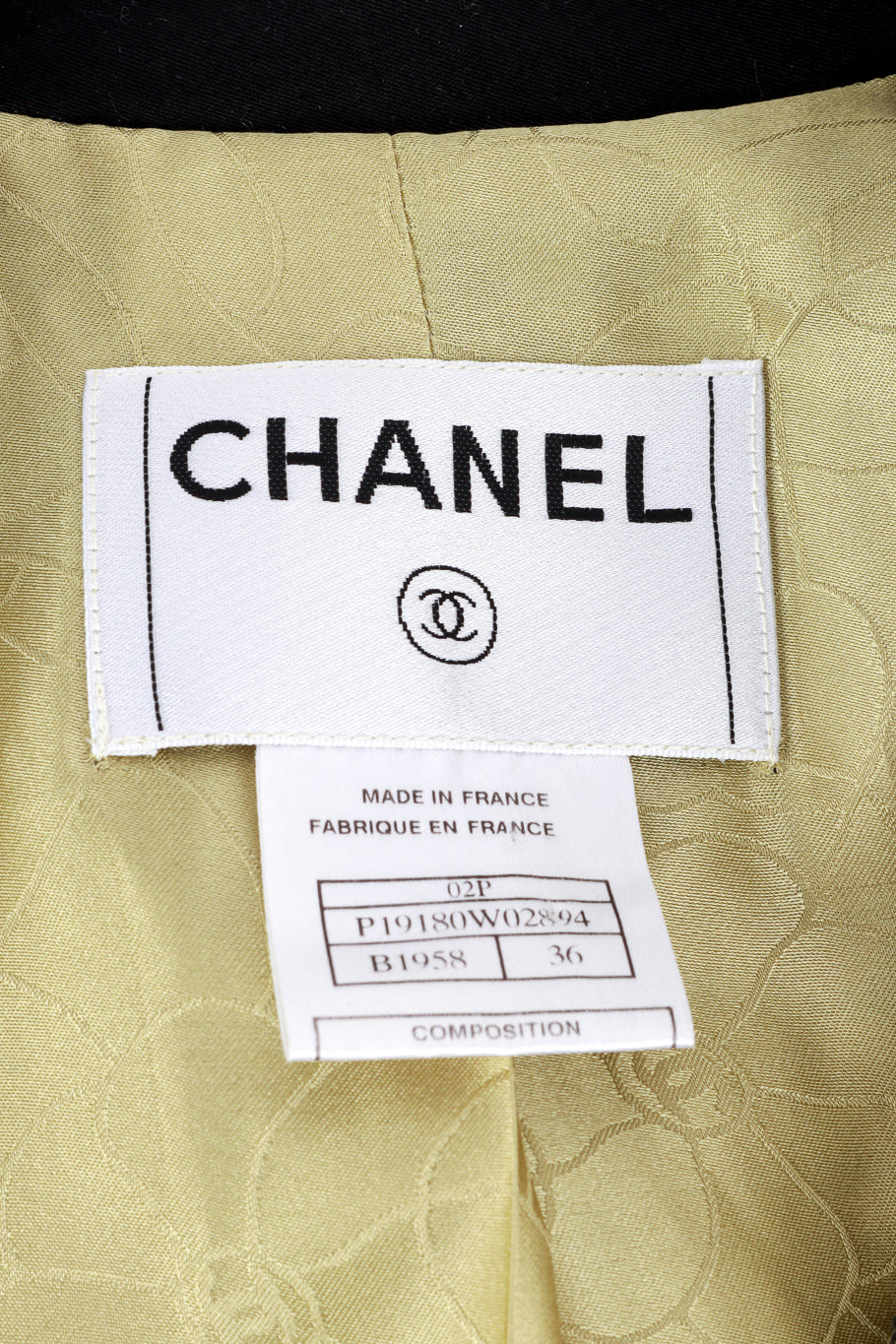 2002 S/S Chanel Blazer label  @RECESS LA