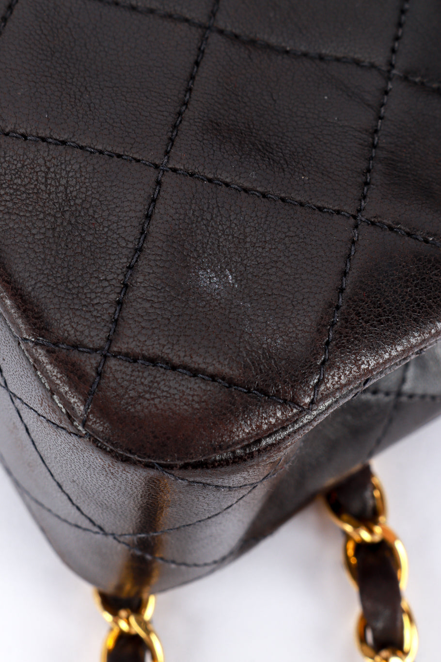 Chanel Classic Double Flap Bag wear detail @RECESS LA