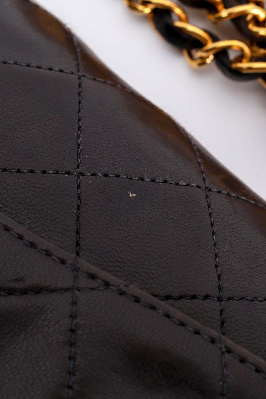 Chanel Classic Double Flap Bag wear detail @RECESS LA