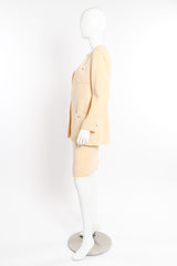 Chanel Knit Bouclé Jacket and Skirt Set side on mannequin @recessla