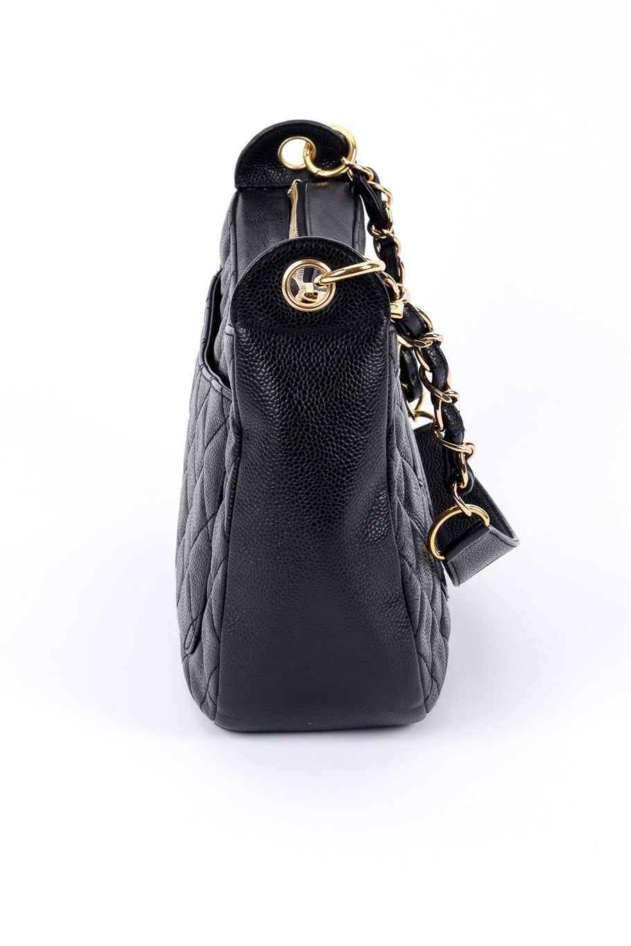 Chanel Quilted CC Shoulder Bag side @recess la