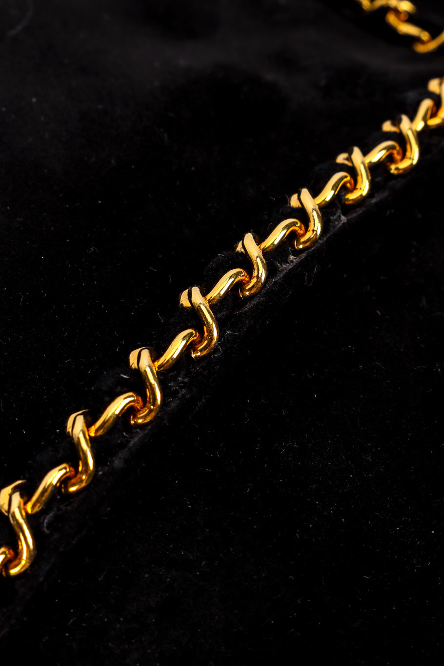 Vintage Chanel Chainlink and Suede Riding Boots chain closeup @recessla