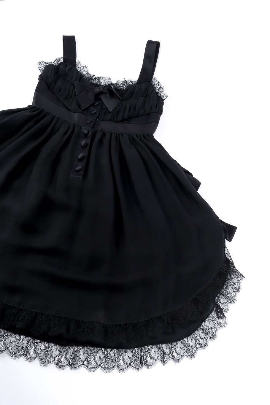 Mini dress by Chanel flat lay @recessla