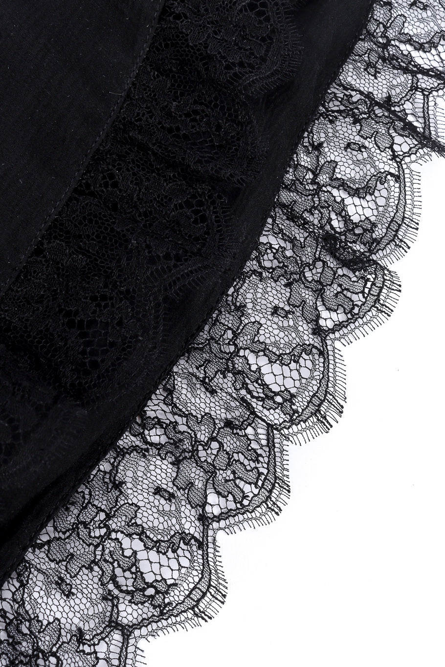 Mini dress by Chanel flat lay lace trim @recessla