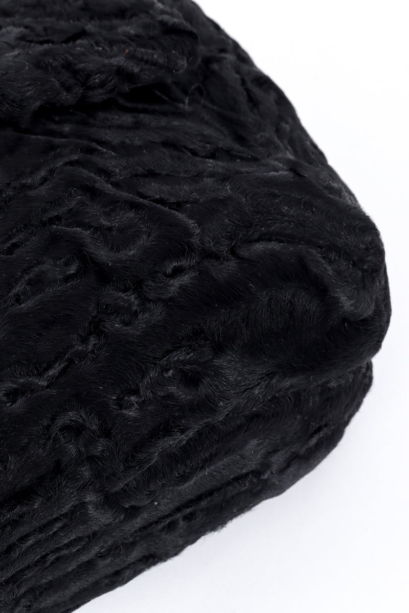 Chanel Persian Lamb Shoulder Bag fur closeup @recess la
