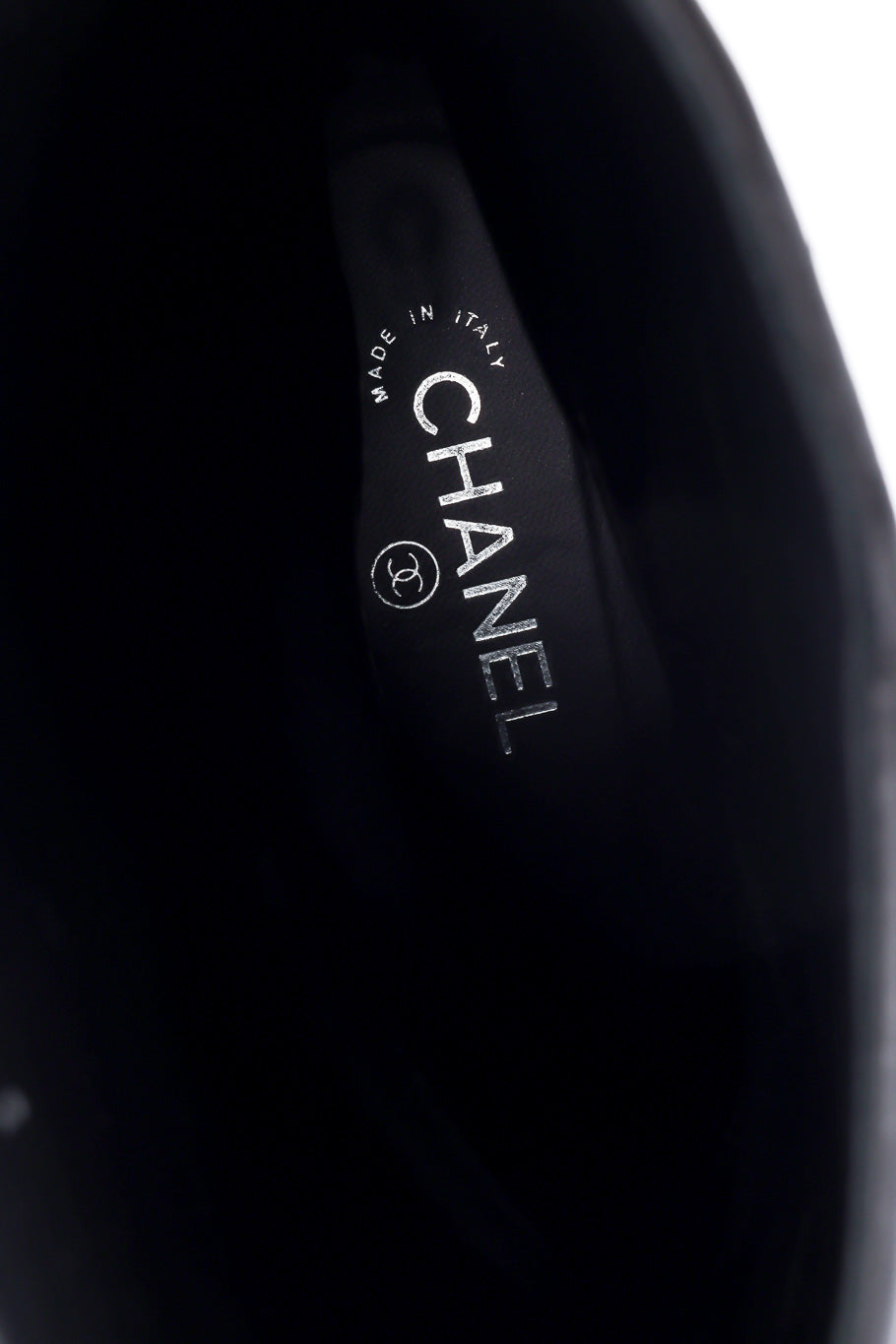 Chanel interlocking CC mid-calf boots designer insole @recessla