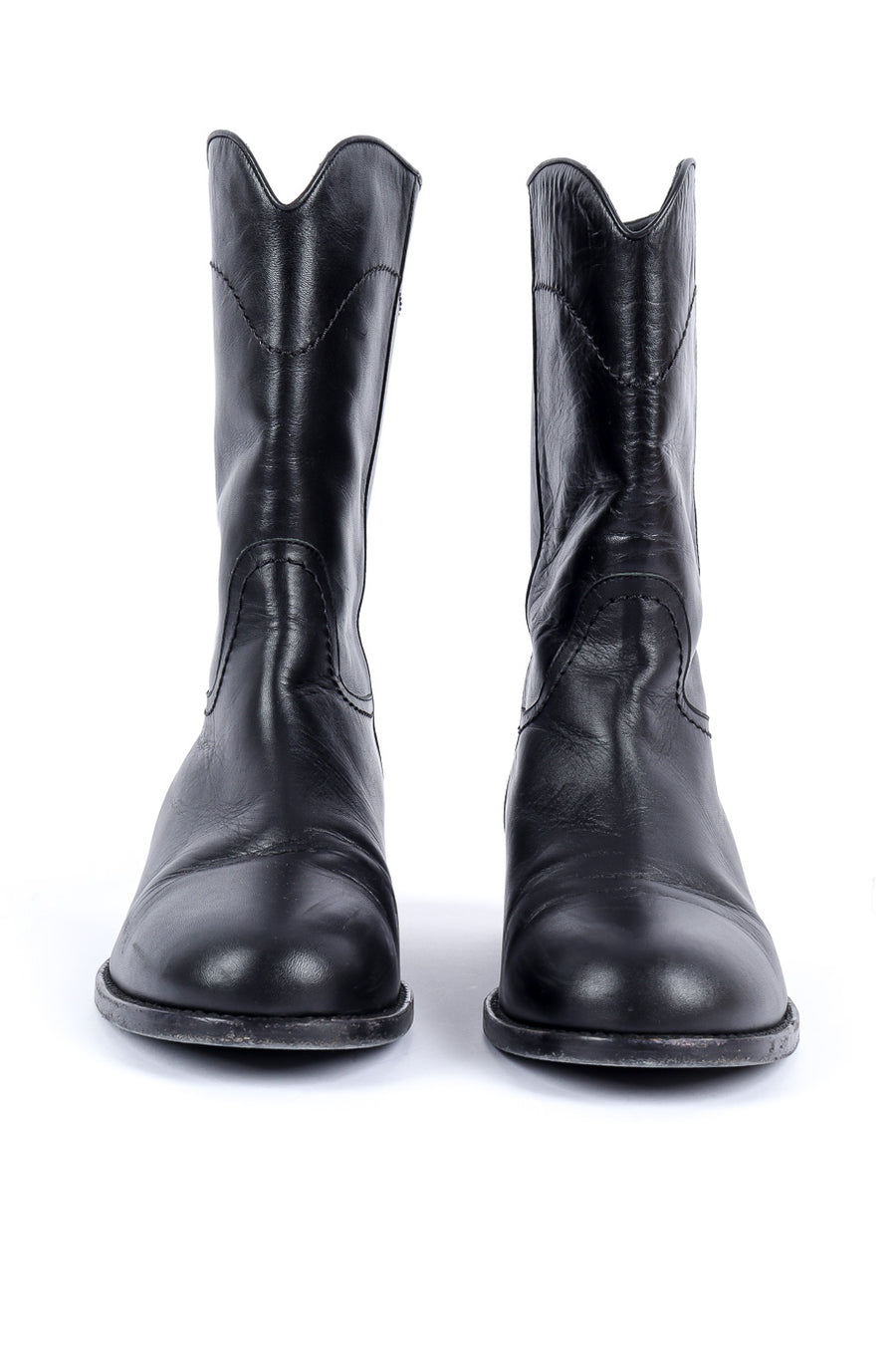 Chanel Interlocking CC Mid-Calf Boots – Recess