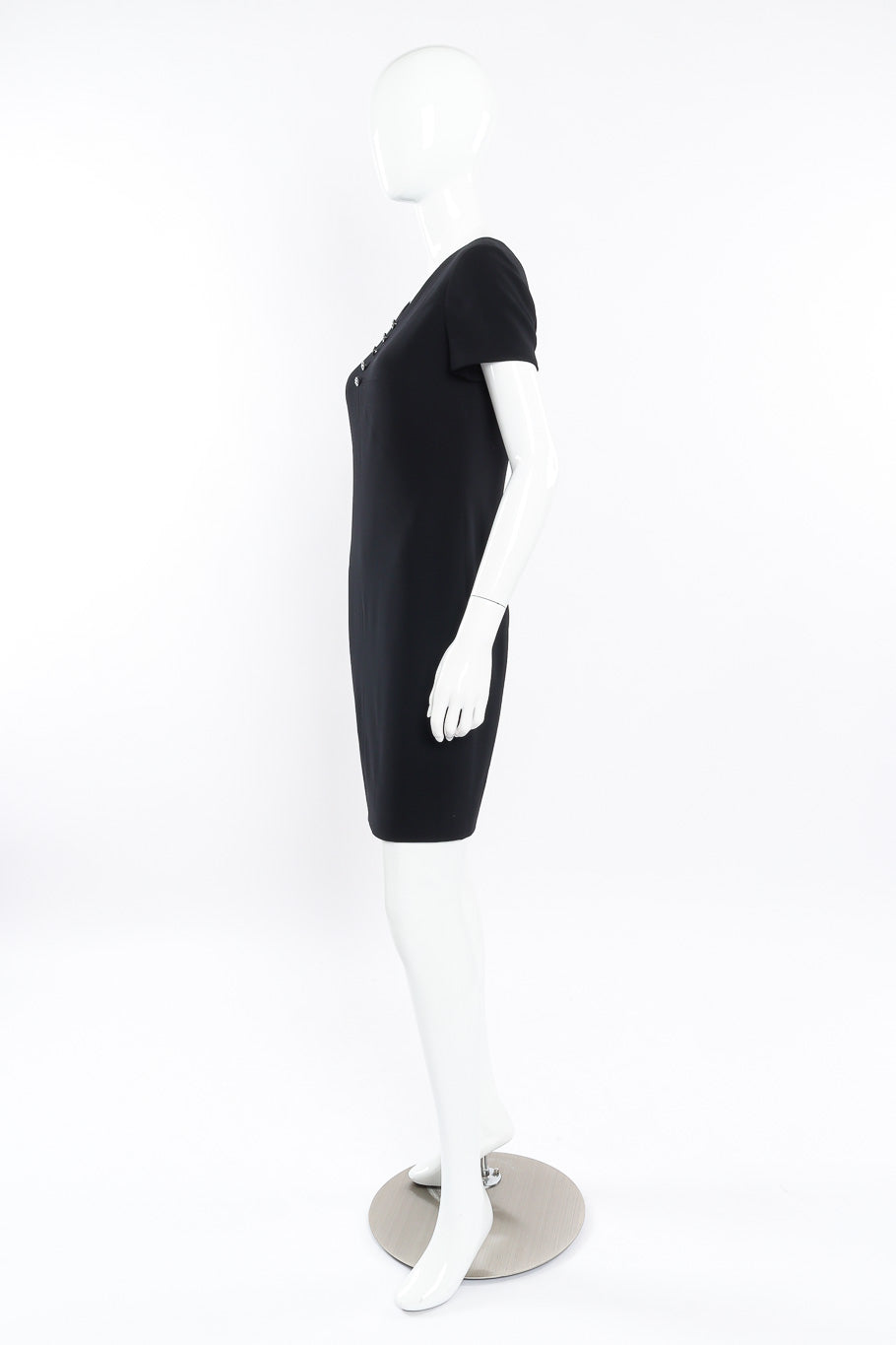Sheath dress by Chanel Boutique on mannequin side @recessla