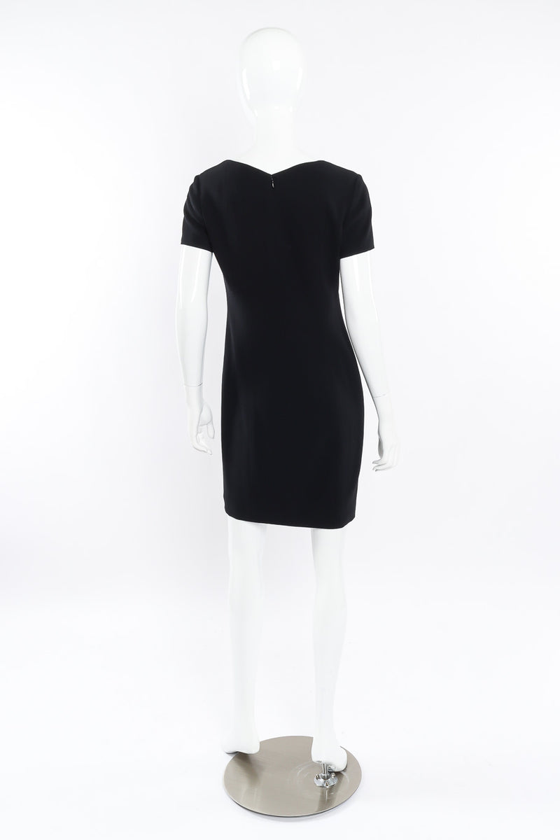 Vintage Chanel Wool Logo Button Mini Dress – Recess