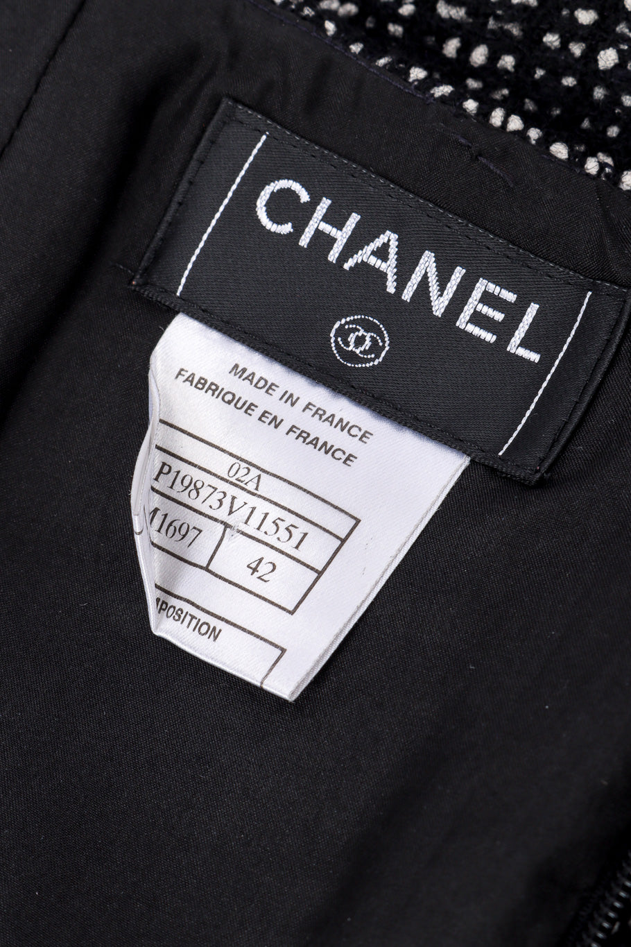 2002 F/W Bouclé Tweed Jacket & Skirt Set by Chanel jacket label @recessla
