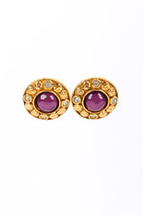 Amethyst Gripoix Earrings by Chanel @recessla