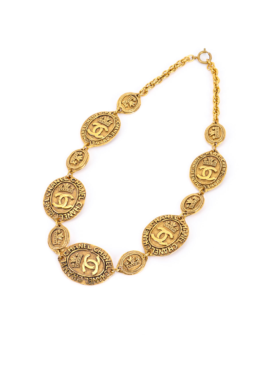 CC Crown Medallion Necklace by Chanel @recessla