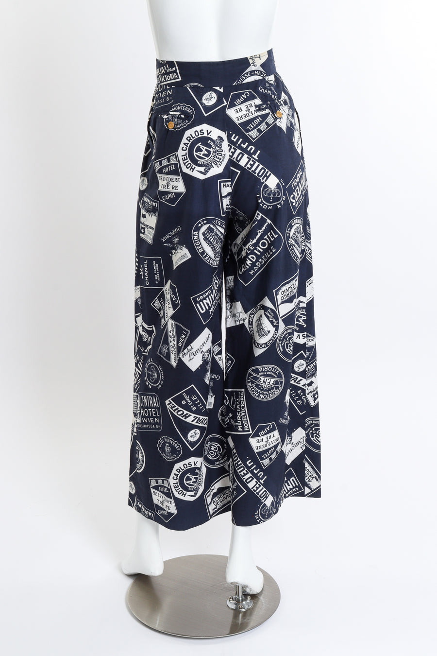 Vintage Chanel 1989 S/S Grand Hotel Print Pants – Recess