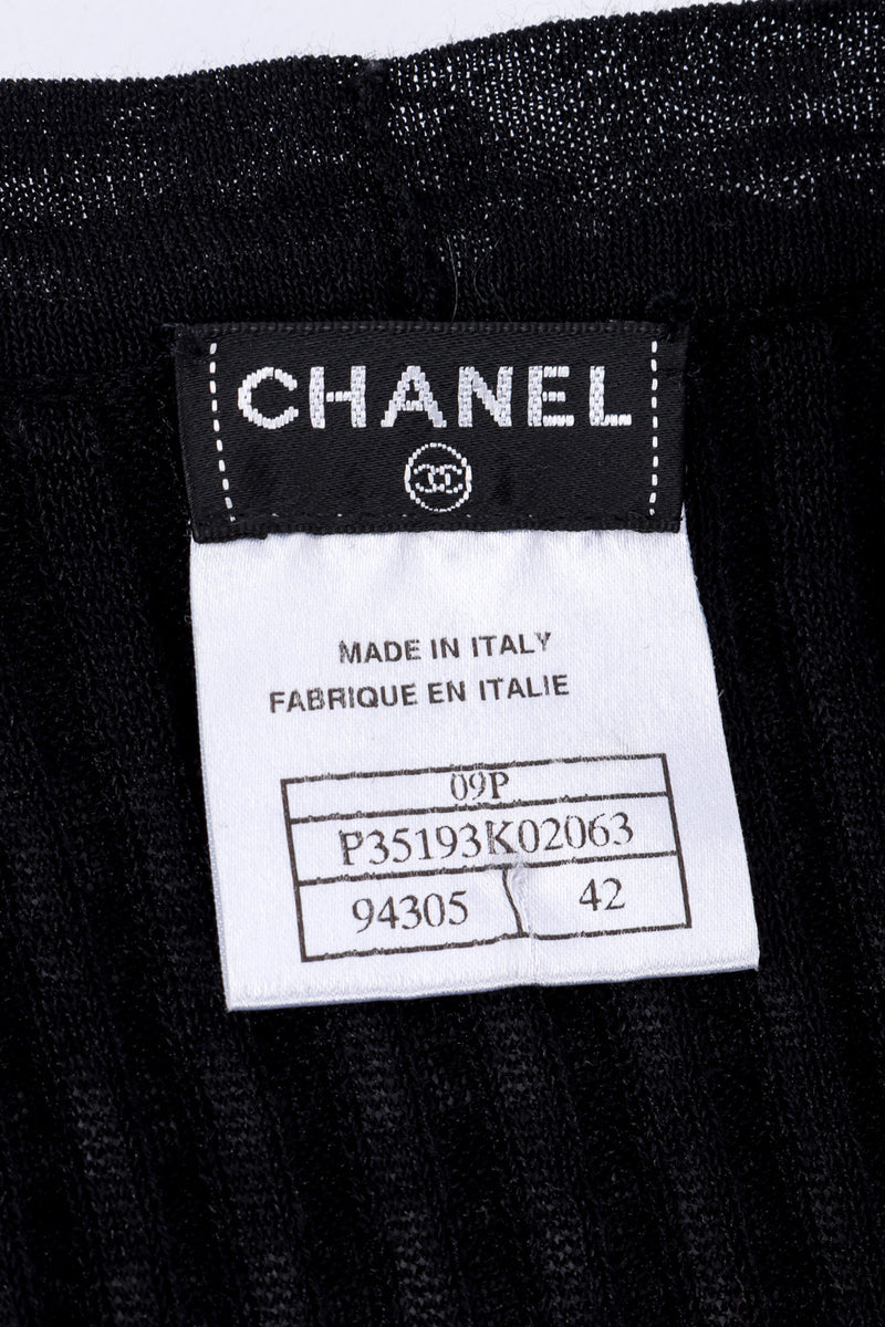 Chanel Metallic Knit Dress & Top Set M Chanel