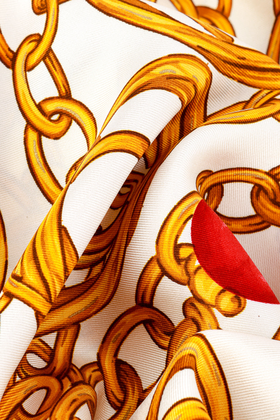 Camellia Chain Scarf fabric detail @RECESS LA