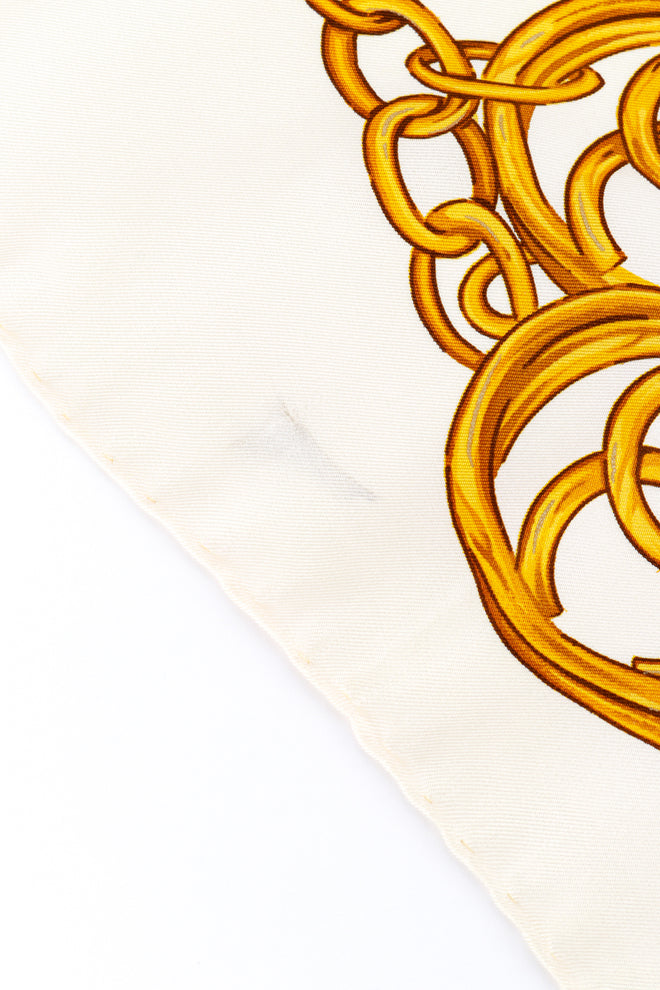 Camellia Chain Scarf stain detail @RECESS LA
