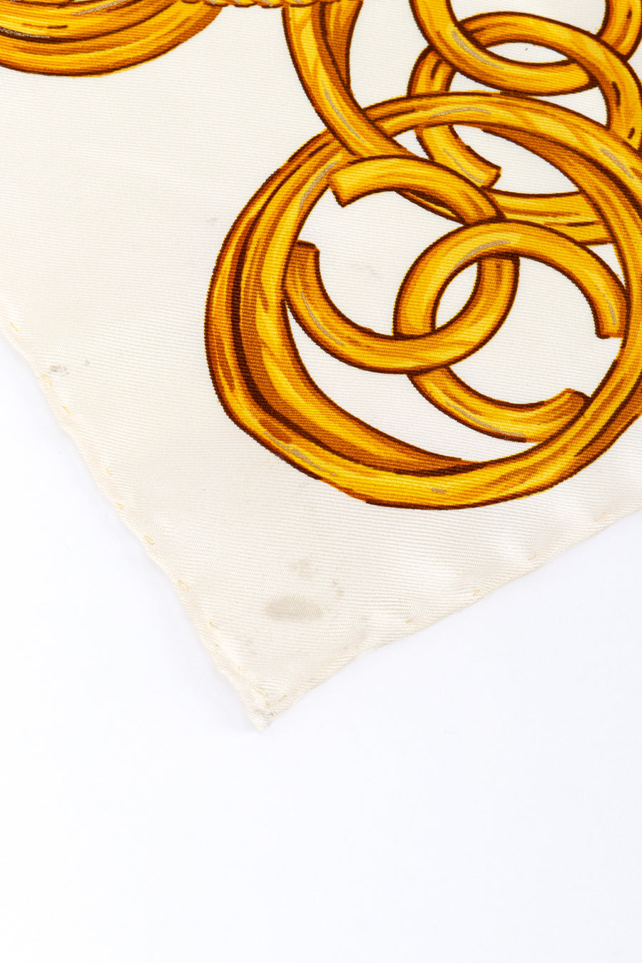 Chanel Clover Chain Silk Scarf – Recess