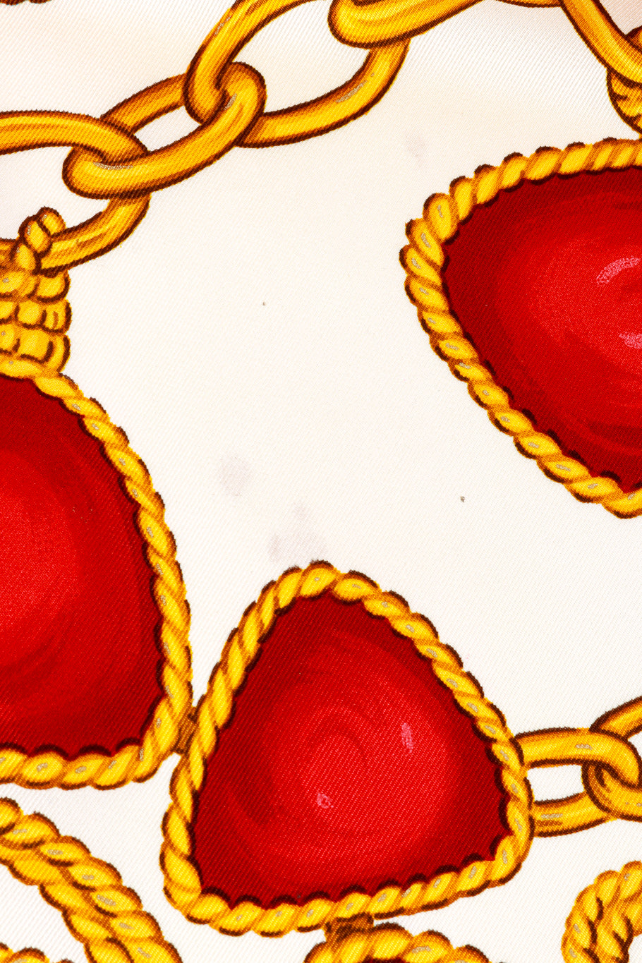Camellia Chain Scarf stain detail @RECESS LA