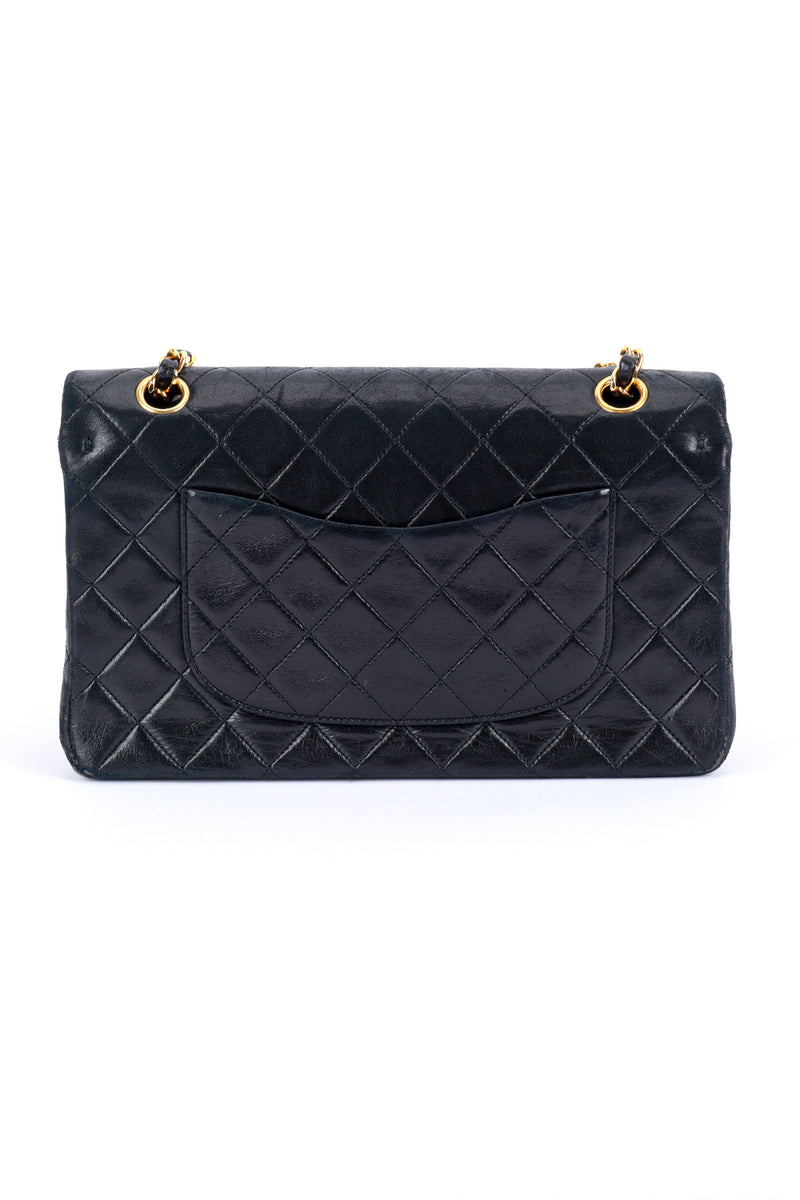 Vintage Chanel Double Flap Quilted Bag back @recess la