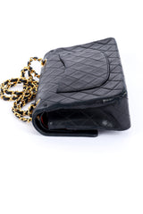 Vintage Chanel Double Flap Quilted Bag side @recess la