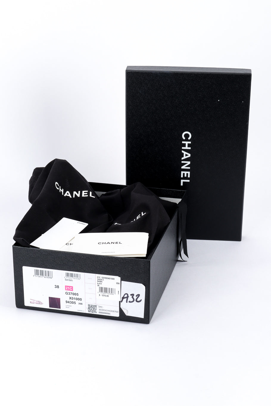 Chanel Camellia Flower Slingback Sandals with box and dust bags @recess la
