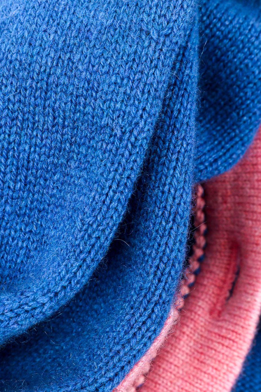 Chanel Cashmere Sweater fabric closeup @recess la