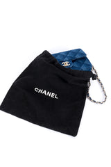 Chanel Printed Denim Flap Bag with dust bag @recess la