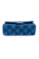 Chanel Printed Denim Flap Bag bottom @recess la