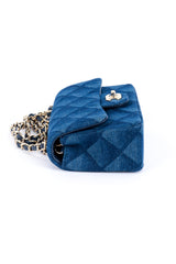 Chanel Printed Denim Flap Bag side @recess la