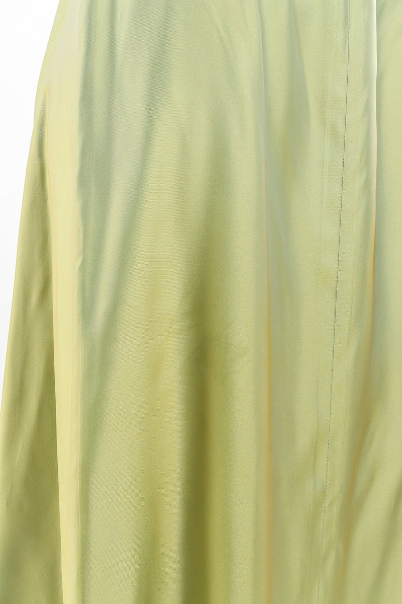 Iridescent maxi skirt by Chanel fabric close @recessla