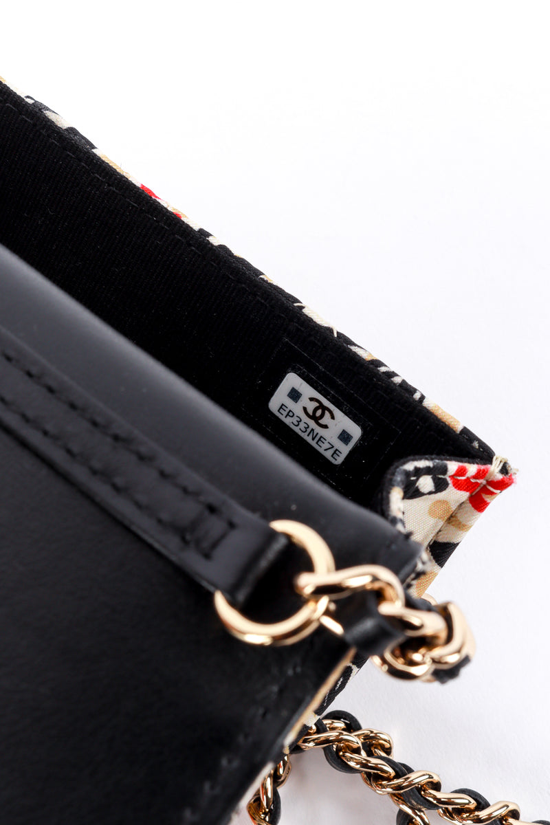 Canvas racer flag mini bag by Chanel serial @Recess LA