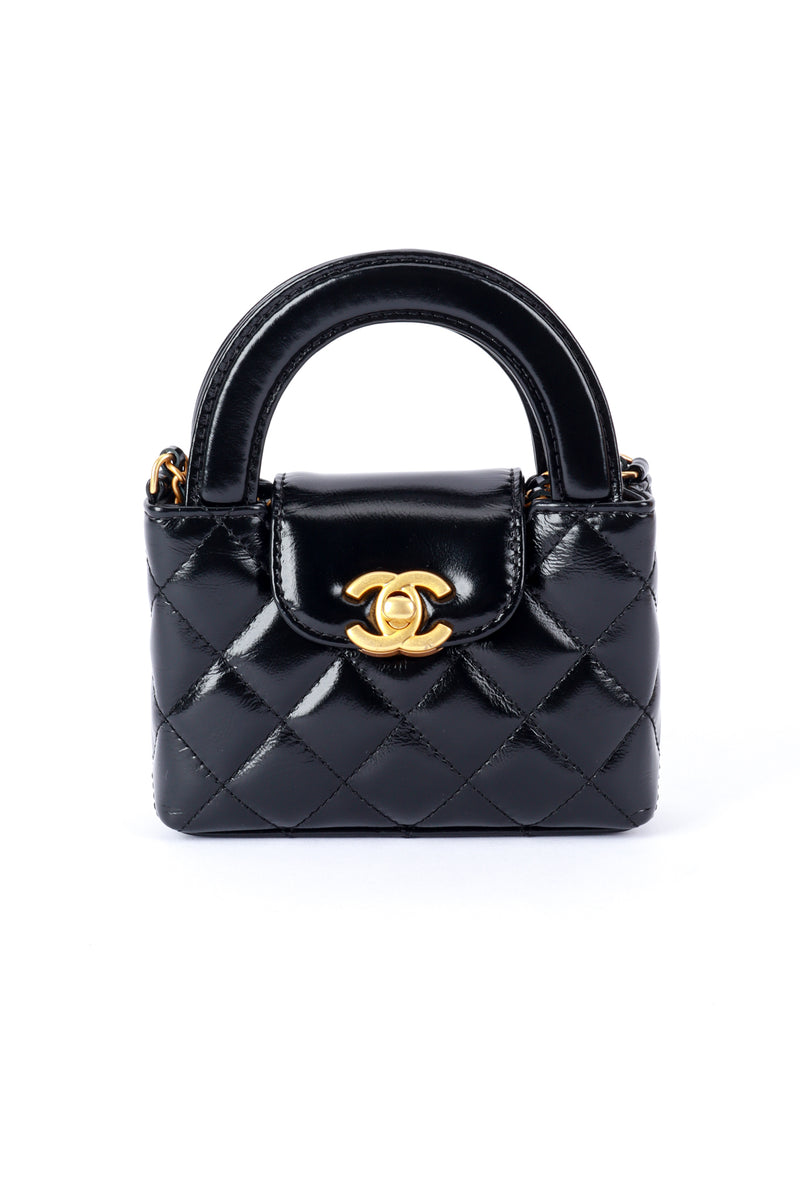 Chanel Mini Nano Kelly Leather Bag front @recess la